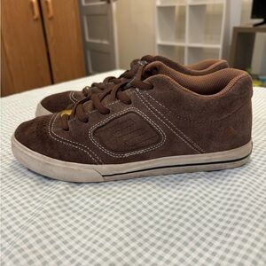 Emerica Reynolds 3 Skateboarding Shoes Brown Suede Men's US 6 EUR 38  Vintage